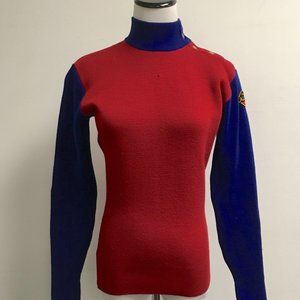 Ralph Lauren vintage red blue team 93 sweater M ski